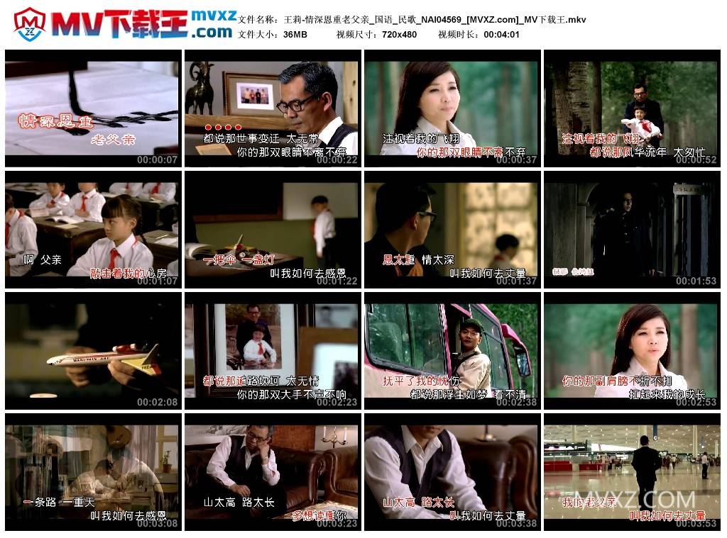 王莉-情深恩重老父亲_国语_民歌_NAI04569